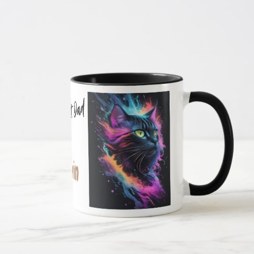 Galactic cat custom coat mug