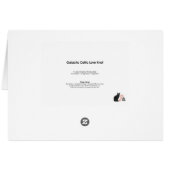 Galactic Celtic Love Knot Cards (Back Horizontal)