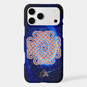 Galactic Celtic Love Knot iPhone 17 Pro Max Case