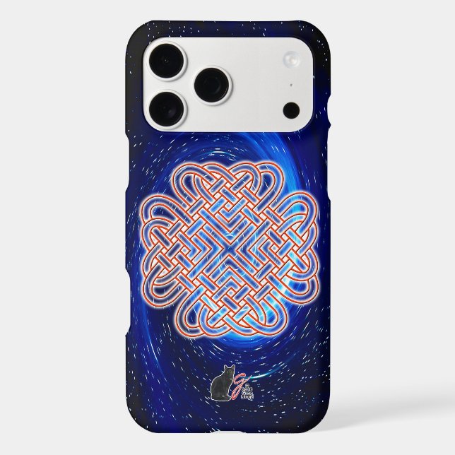 Galactic Celtic Love Knot Case-Mate iPhone Case (Back)
