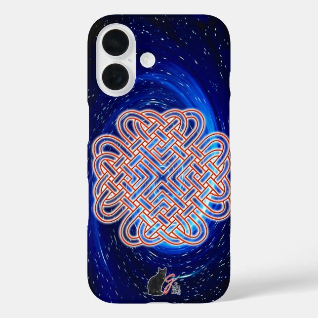 Galactic Celtic Love Knot Case-Mate iPhone Case (Back)