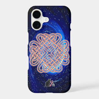 Galactic Celtic Love Knot iPhone 17 Case