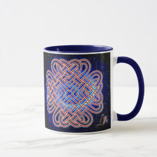 Galactic Celtic Love Knot Mug