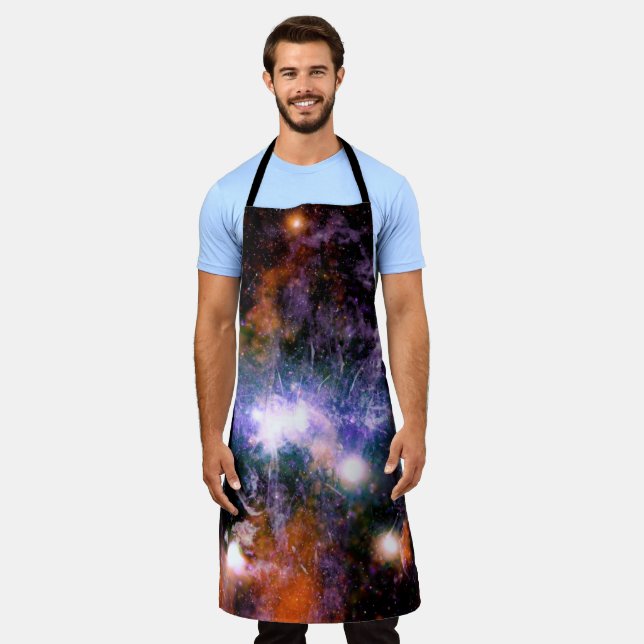 Galactic Center of Milky Way Galaxy X-Ray Hubble   Apron (Worn)