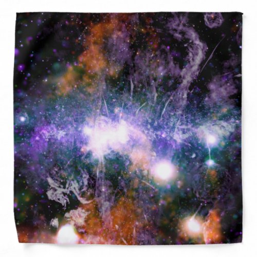 Galactic Center of Milky Way Galaxy X_Ray Hubble   Bandana