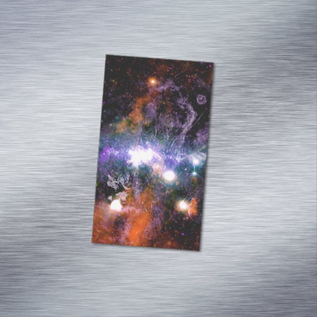 Galactic Center of Milky Way Galaxy X-Ray Hubble   Business Card Magnet (In Situ)