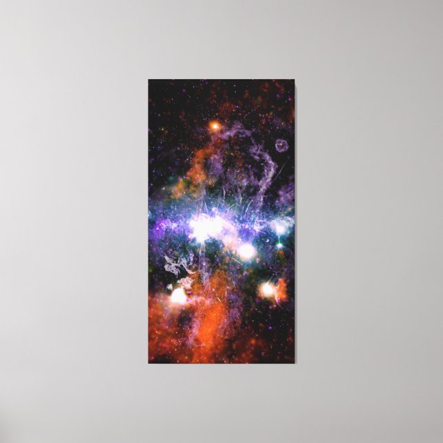 Galactic Center of Milky Way Galaxy X-Ray Hubble   Canvas Print (Front)