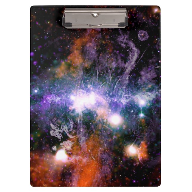 Galactic Center of Milky Way Galaxy X-Ray Hubble   Clipboard (Front)