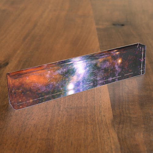 Galactic Center of Milky Way Galaxy X_Ray Hubble   Desk Name Plate