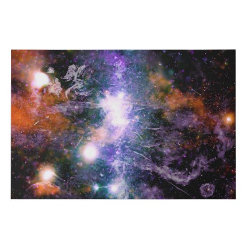 Galactic Center of Milky Way Galaxy X_Ray Hubble   Faux Canvas Print