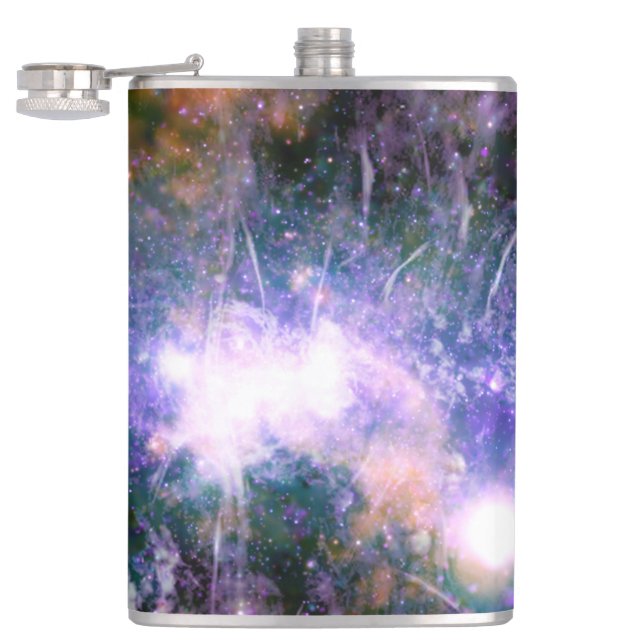 Galactic Center of Milky Way Galaxy X-Ray Hubble   Flask (Opened)