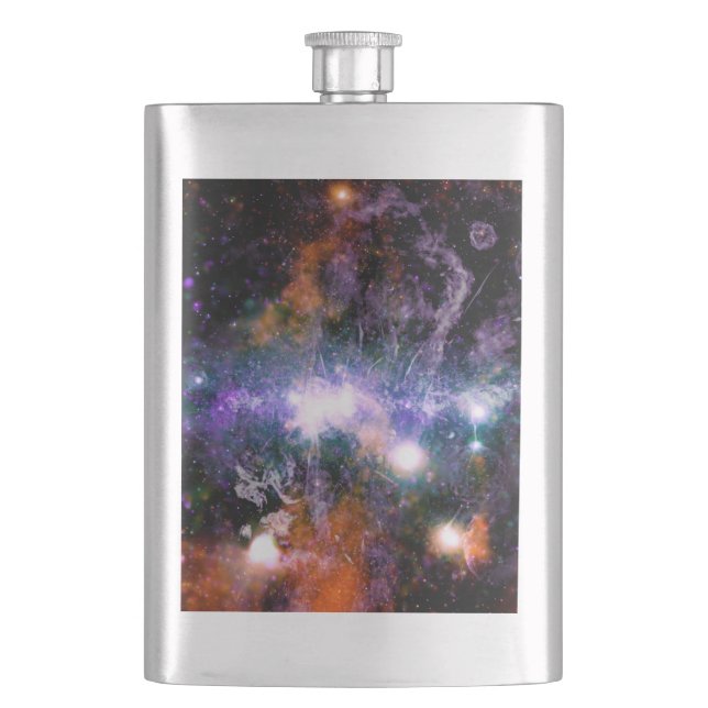 Galactic Center of Milky Way Galaxy X-Ray Hubble   Flask (Front)