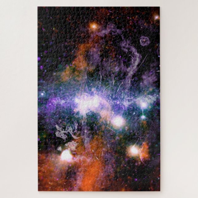 Galactic Center of Milky Way Galaxy X-Ray Hubble   Jigsaw Puzzle (Vertical)