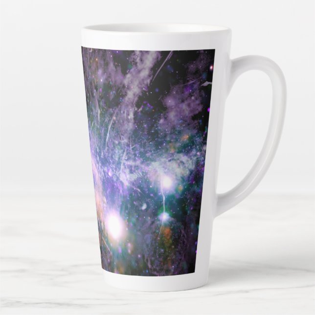 Galactic Center of Milky Way Galaxy X-Ray Hubble   Latte Mug (Right)