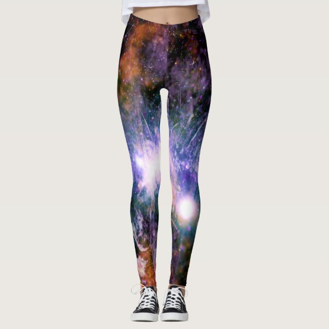 Galactic Center of Milky Way Galaxy X-Ray Hubble   Leggings (Front)