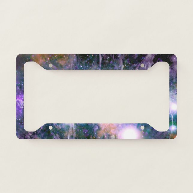 Galactic Center of Milky Way Galaxy X-Ray Hubble   License Plate Frame (Front)