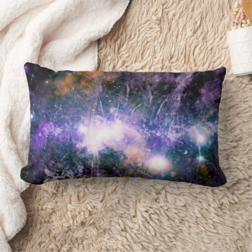 Galactic Center of Milky Way Galaxy X_Ray Hubble   Lumbar Pillow