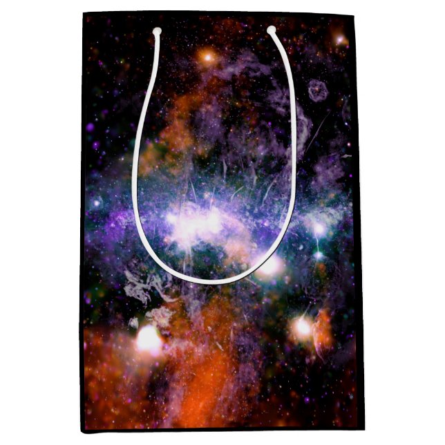 Galactic Center of Milky Way Galaxy X-Ray Hubble   Medium Gift Bag (Front)