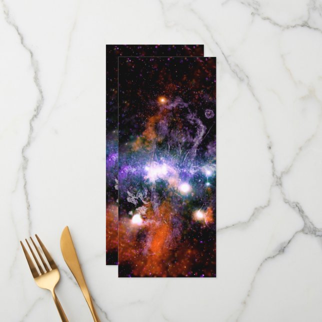 Galactic Center of Milky Way Galaxy X-Ray Hubble   Menu (Front/Back In Situ)