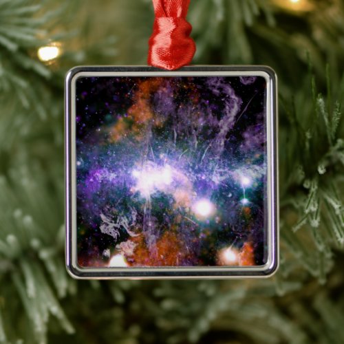 Galactic Center of Milky Way Galaxy X_Ray Hubble   Metal Ornament
