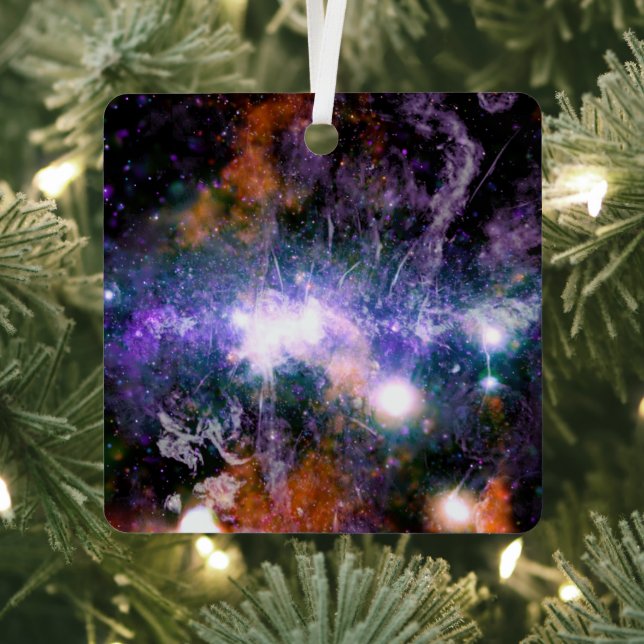Galactic Center of Milky Way Galaxy X-Ray Hubble   Metal Ornament (Insitu)