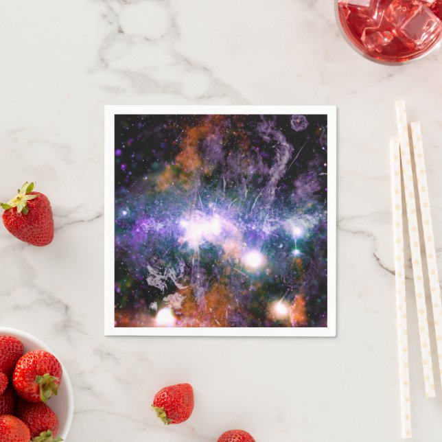 Galactic Center of Milky Way Galaxy X-Ray Hubble   Napkins (Insitu)