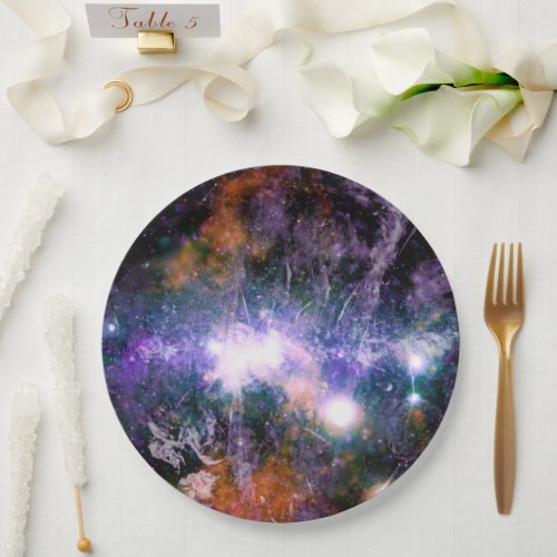 Galactic Center of Milky Way Galaxy X_Ray Hubble   Paper Plates