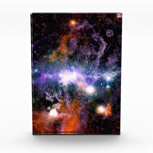 Galactic Center of Milky Way Galaxy X_Ray Hubble   Photo Block