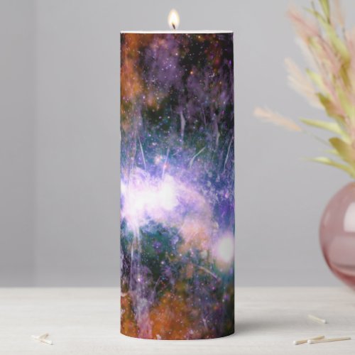 Galactic Center of Milky Way Galaxy X_Ray Hubble   Pillar Candle