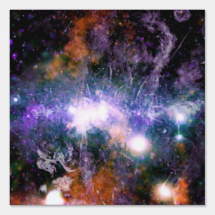 Galactic Center of Milky Way Galaxy X-Ray Hubble   Sign