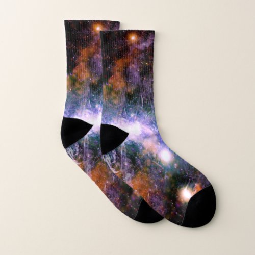 Galactic Center of Milky Way Galaxy X_Ray Hubble   Socks