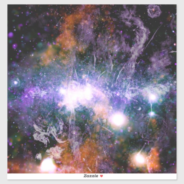 Galactic Center of Milky Way Galaxy X-Ray Hubble   Sticker (Sheet)