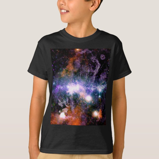 Galactic Center of Milky Way Galaxy X-Ray Hubble   T-Shirt (Front)