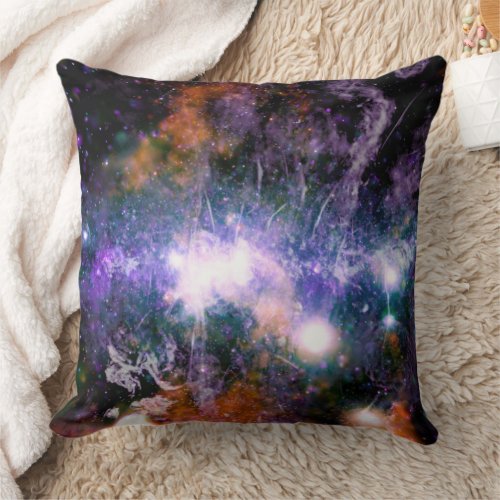 Galactic Center of Milky Way Galaxy X_Ray Hubble   Throw Pillow