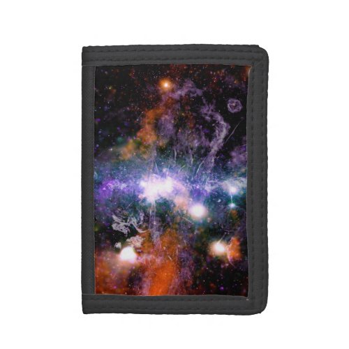 Galactic Center of Milky Way Galaxy X_Ray Hubble   Trifold Wallet