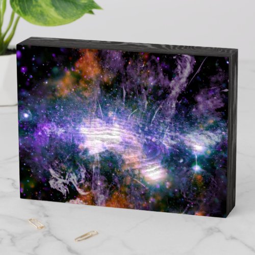 Galactic Center of Milky Way Galaxy X_Ray Hubble   Wooden Box Sign