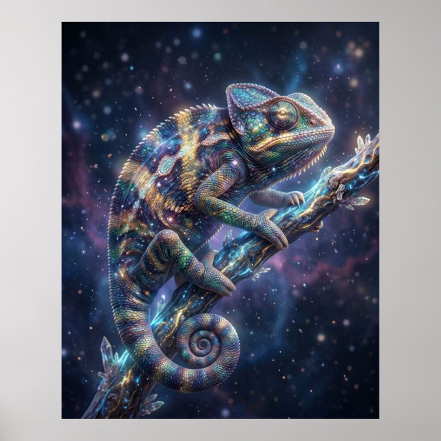 Galactic Chameleon Star Branch Poster (Front)