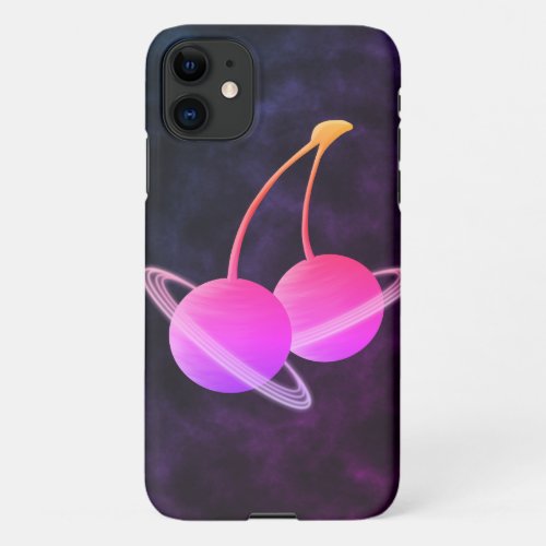 Galactic Cherries iPhone 11 Case