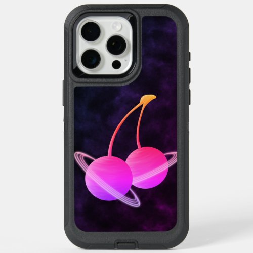 Galactic Cherries iPhone 15 Pro Max Case