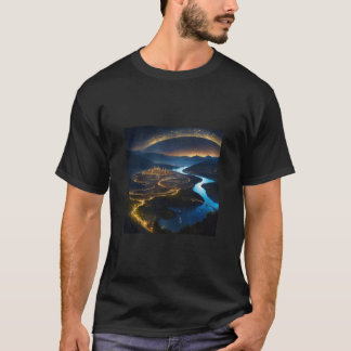 Galactic Chic: Customized Space Theme T-Shirt