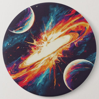 Galactic Collision Gravity Logo Tee Button