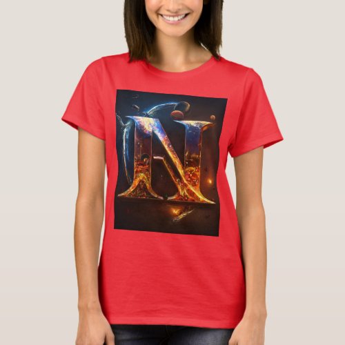 Galactic Collision _ Gravity_Themed T_Shirt Design