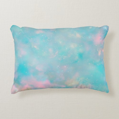 Galactic Comfort Nebula Accent Pillow