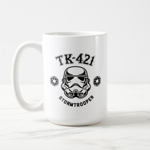 Galactic Empire Stormtrooper TK_421 Retro Graphic Coffee Mug