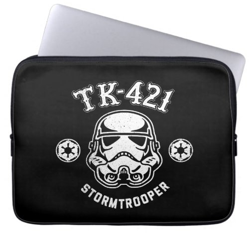 Galactic Empire Stormtrooper TK_421 Retro Graphic Laptop Sleeve