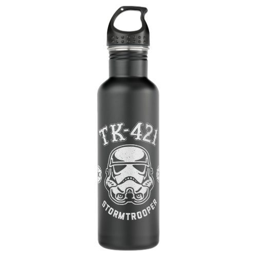 Galactic Empire Stormtrooper TK_421 Retro Graphic Stainless Steel Water Bottle