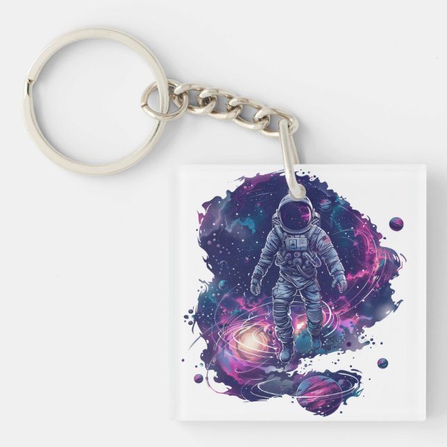 Galactic explorer keychain (Front)