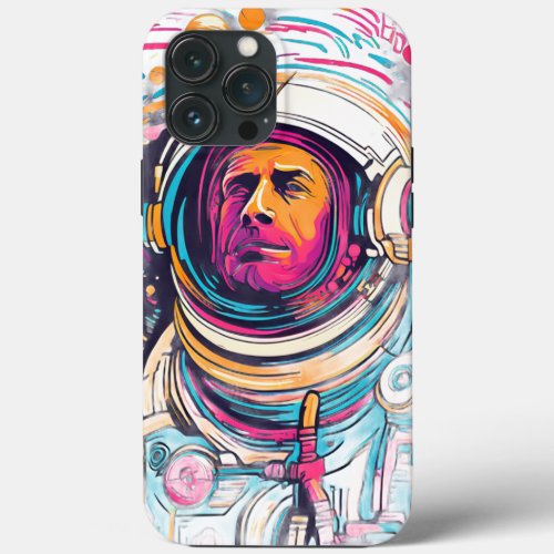 Galactic Explorer Phone Case Astronaut Adventure iPhone 13 Pro Max Case