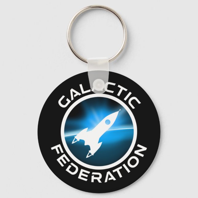 Galactic Federation Logo Keychain (Front)