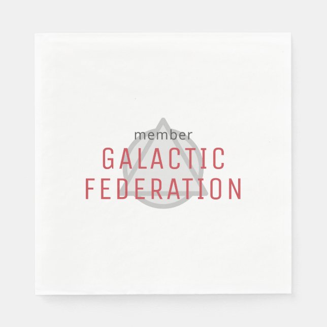 Galactic Federation Member  Napkins (Front)